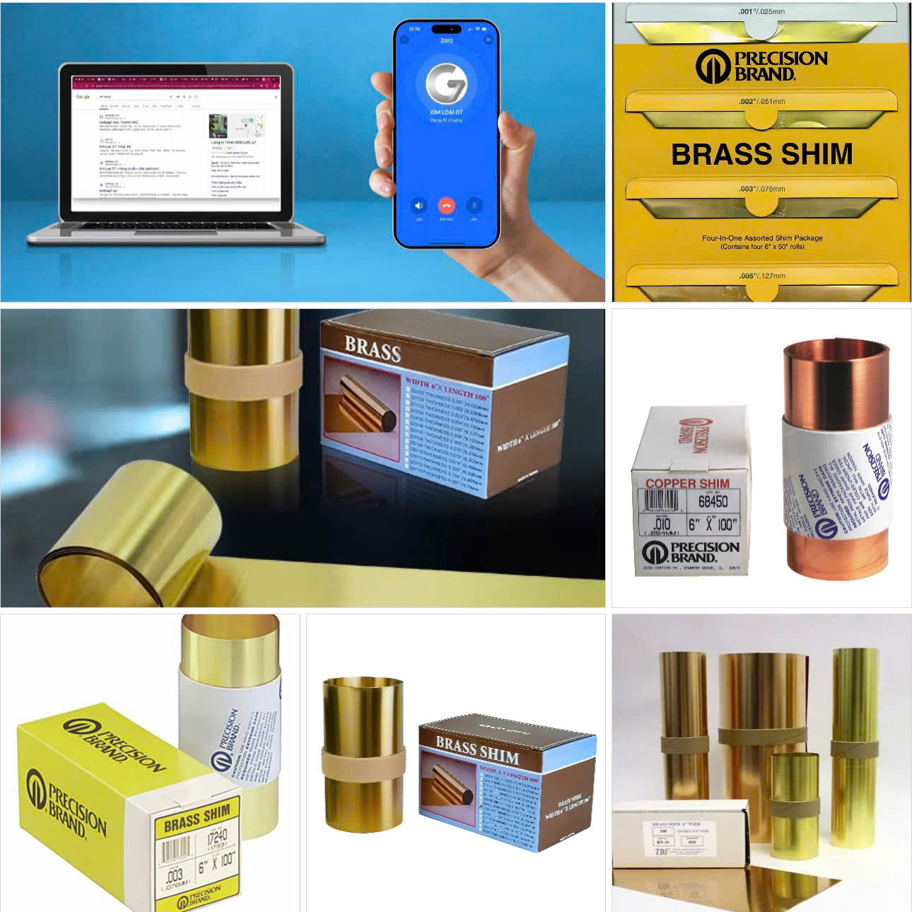 Shim Chêm Đồng 0.18mm